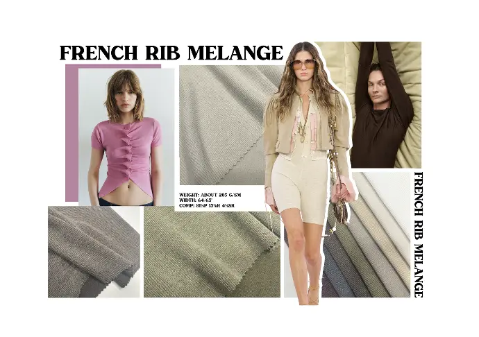 FRENCH RIB MELANGE