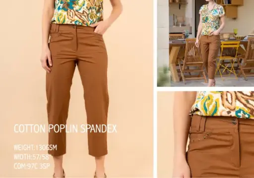 [97C 3SP] COTTON POPLIN SPANDEX