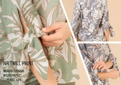 [88V 12N] NR TWILL PRINT