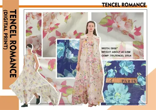 [75TENCEL 25N] TENCEL ROMANCE(DIGITAL PRINT)