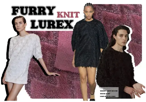 [85P 15LUREX] FURRY LUREX